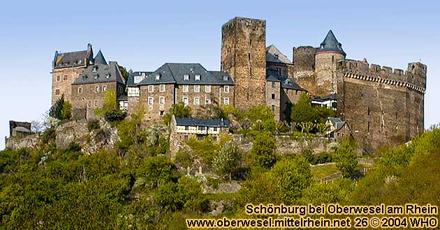 Schnburg bei Oberwesel am Rhein