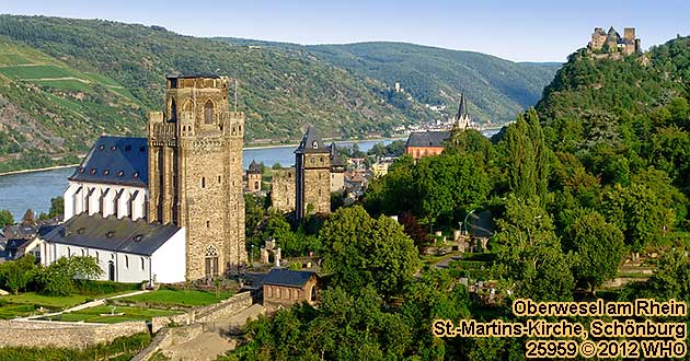 Oberwesel am Rhein, St.-Martins-Kirche, Schnburg