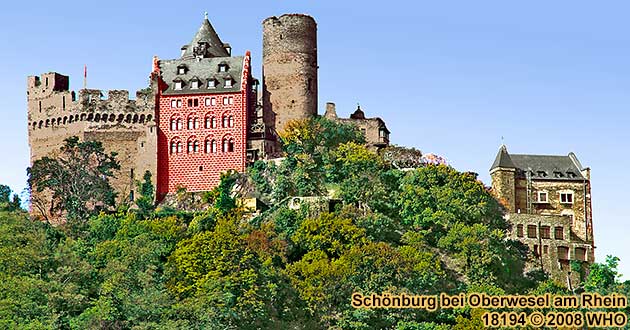 Schnburg bei Oberwesel am Rhein