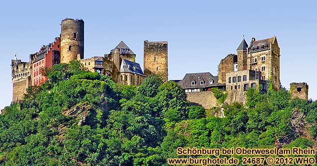 Schnburg bei Oberwesel am Rhein