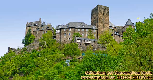 Schnburg bei Oberwesel am Rhein